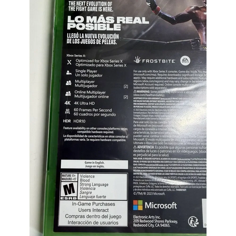 EA Sports UFC 5 (Microsoft Xbox Series X) Brand New Factory Sealed